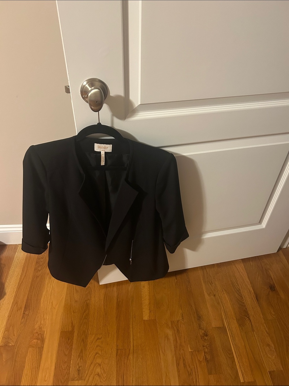 Black blazer by laundry